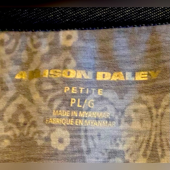 Allison Daley Vibrant Blouse, Size PL - Picture 4 of 4